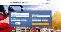 Desktop Screenshot of gotrentalcars.com